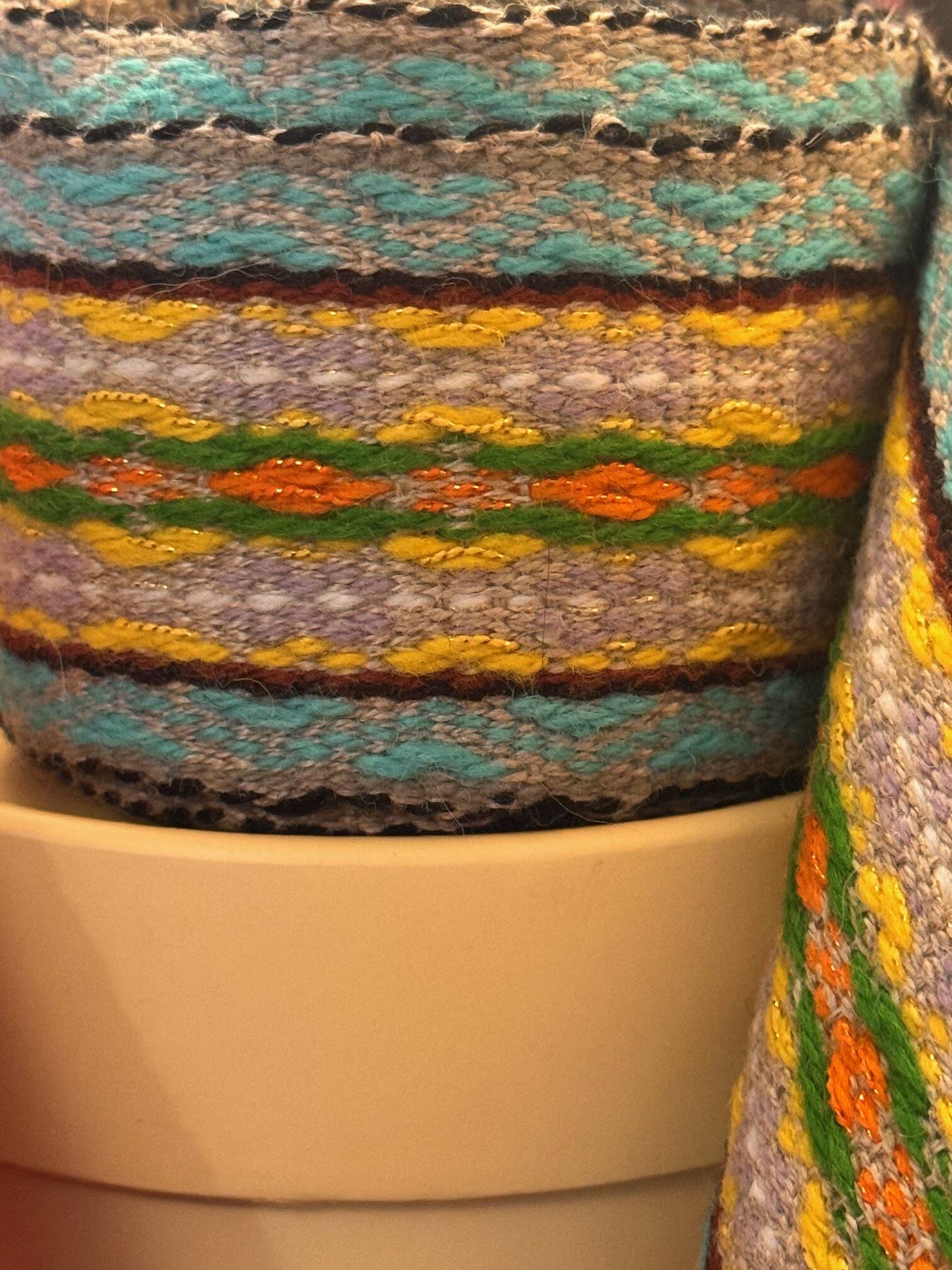 Kirivöö loomuvärvi linane-villane 3018mm - Image 2